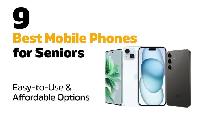 9 Best Mobile Phones for Seniors: Easy-to-Use & Affordable Options